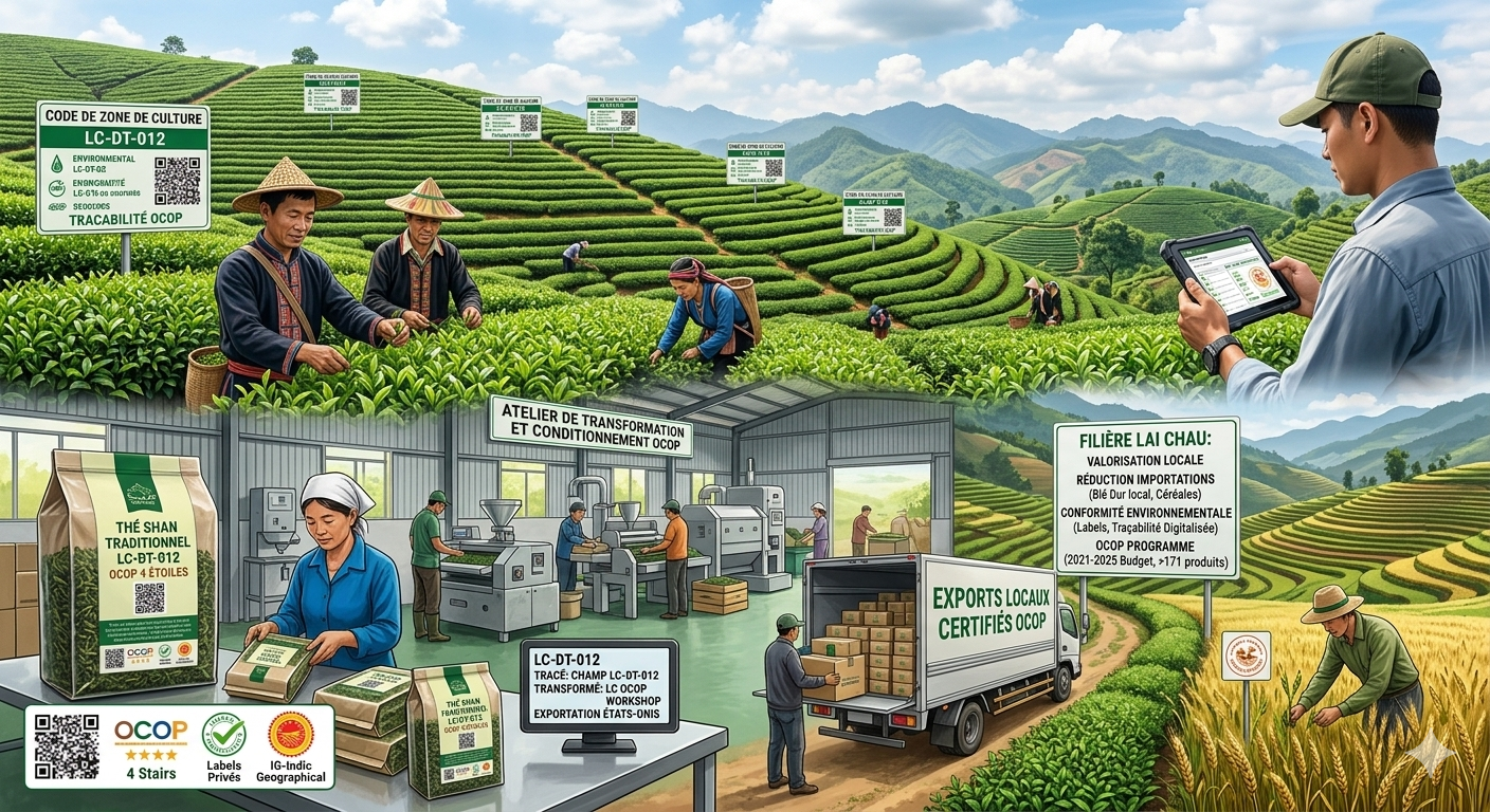 Valorisation et durabilité des filières : Restructurer pour mieux valoriser les produits locaux, réduire les importations et répondre aux normes environnementales