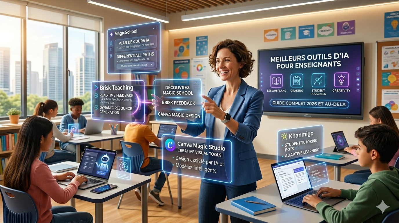 Meilleurs outils d'IA pour enseignants en 2026 : Guide complet