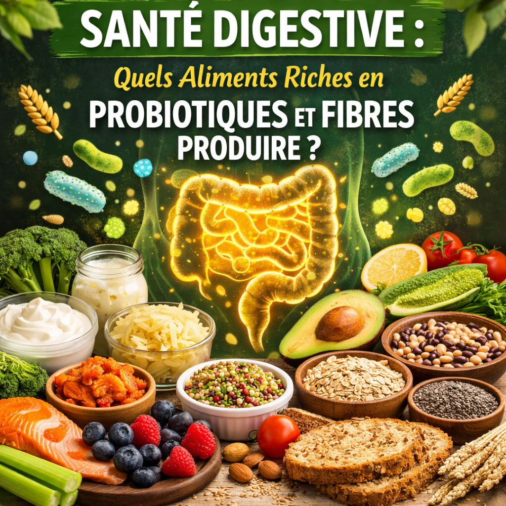Santé Digestive : Quels Aliments Riches en Probiotiques et Fibres Produire ?